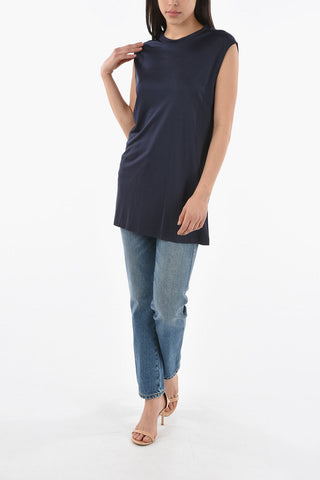 Sleeveless FLUID Viscose Top