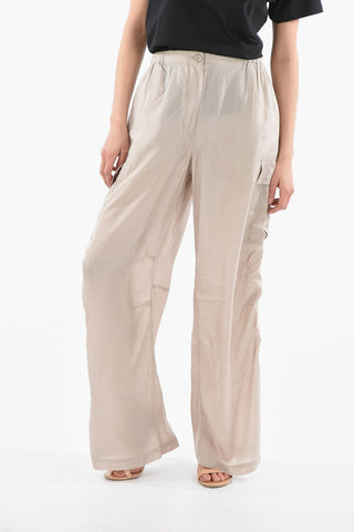 Pantaloni Cargo Con Elastico In Vita