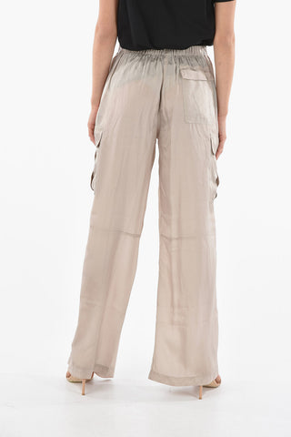 Pantaloni Cargo Con Elastico In Vita