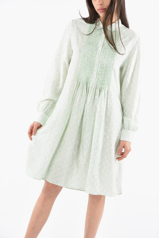 Long Sleeved Silk Shirtdress