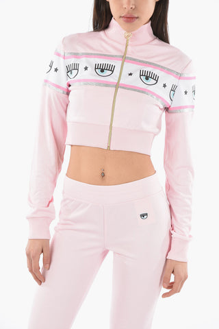 Drawstring Waist Pants and Full Zip Sweatshirt