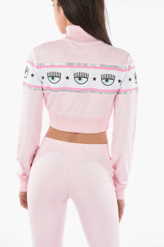 Drawstring Waist Pants and Full Zip Sweatshirt