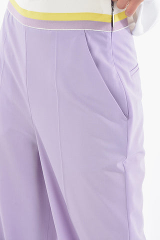 Elastic Waist Wide Fit Pants
