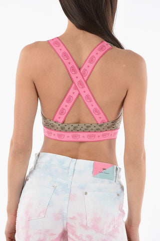 All Over Logo Crop Top