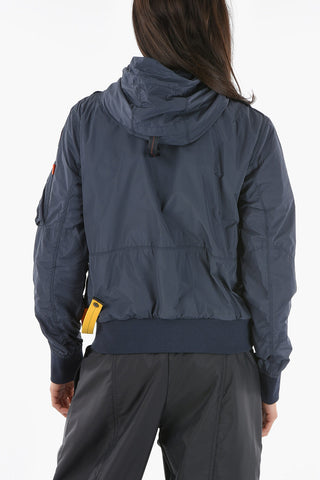 Multipocket Hoodie Bomber with Logo Patch