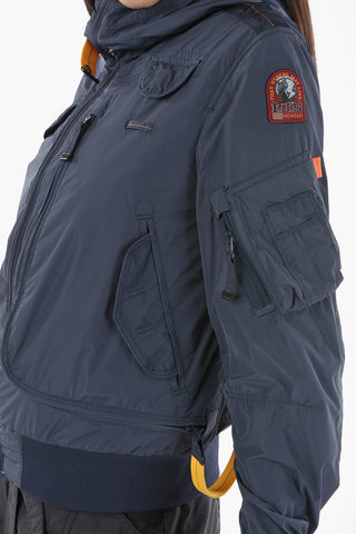 Multipocket Hoodie Bomber with Logo Patch
