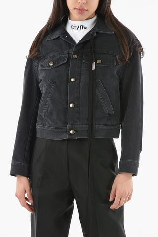 Faded Denim SUZANNE Cropped Jacket