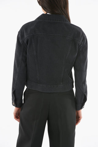 Faded Denim SUZANNE Cropped Jacket