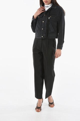 Faded Denim SUZANNE Cropped Jacket