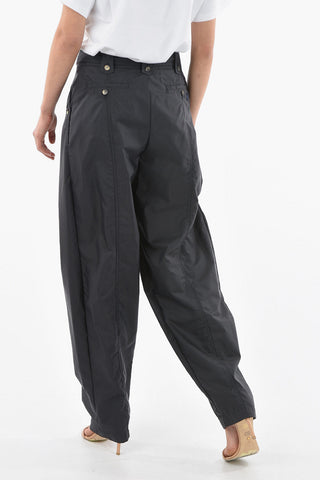 Tech-cotton Tapered Fit Pants with Belt