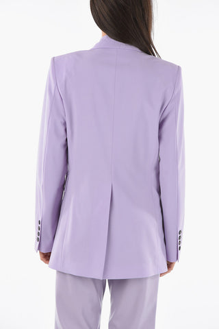 Belted Lined Single Breasted Blazer