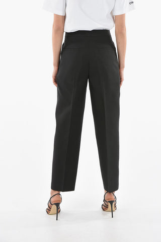 Pantaloni LUIGI Palazzo in Misto Seta