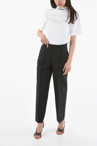 Pantaloni LUIGI Palazzo in Misto Seta