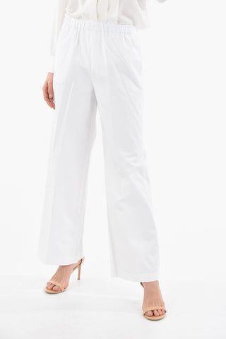 Elastic Waist Wide Fit Pants