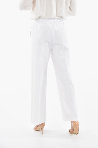 Elastic Waist Wide Fit Pants