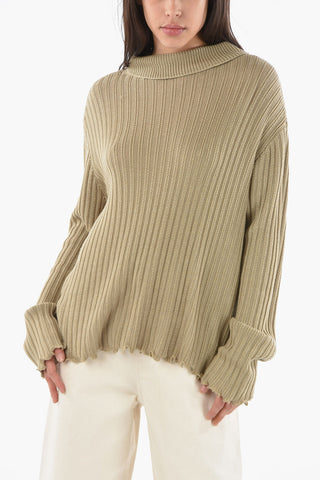 MM1 Maglia in Misto Lana con Zip sulla Spalla