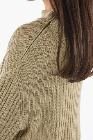 MM1 Maglia in Misto Lana con Zip sulla Spalla