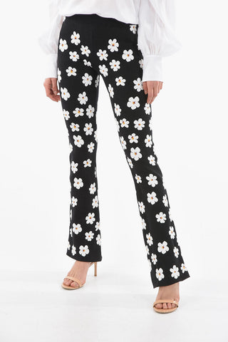 Pantaloni Bootcut ALL OVER DAISY in Maglia