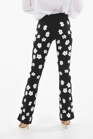 Pantaloni Bootcut ALL OVER DAISY in Maglia