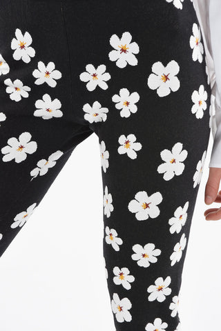 Pantaloni Bootcut ALL OVER DAISY in Maglia