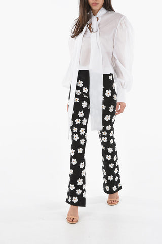 Pantaloni Bootcut ALL OVER DAISY in Maglia