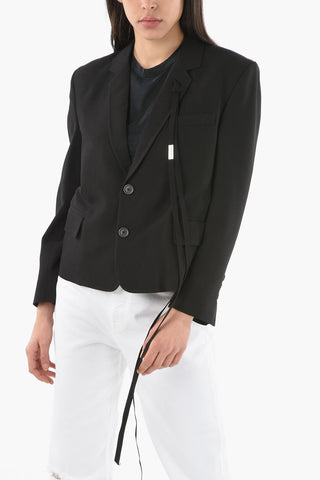 Blazer Crop YASMINE in Misto Lana Vergine