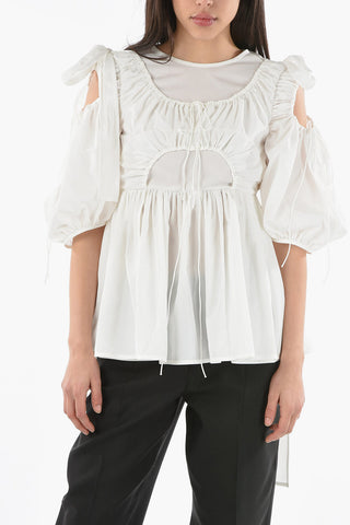 Cut Out Detail FALKA Recycled Polyester Top