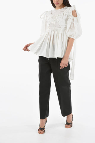 Cut Out Detail FALKA Recycled Polyester Top