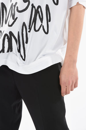 T-Shirt WIERD LOGO con Fondo Imbastito