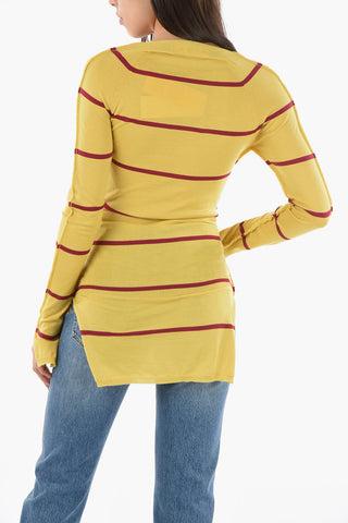 Maglia ICONIC CLASSIC a Righe Awning con Collo a V
