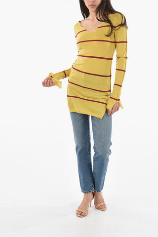 Maglia ICONIC CLASSIC a Righe Awning con Collo a V