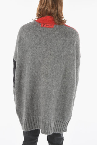 Two Tone Mohair Blend Oversized UNISEX Pullover