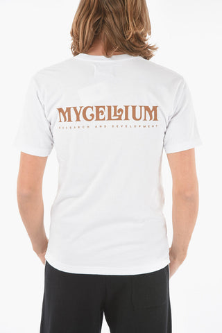 Crew Neck MYCELLIUM Cotton T-Shirt