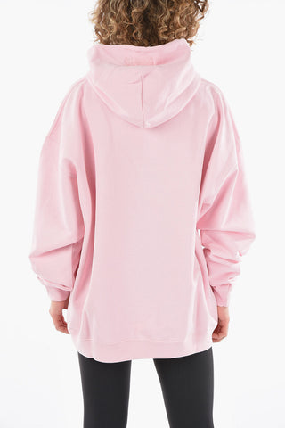 Felpa UNISEX in Cotone HAUTE COUTURE con Cappuccio e Maxitasca