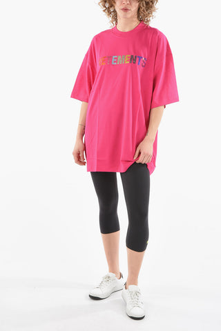 LIMITED EDITION Crystal Logo UNISEX Crew Neck Cotton T-Shirt