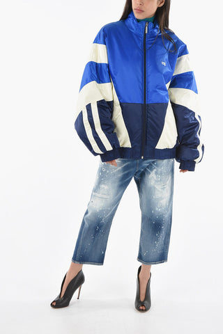 Padded UNISEX Tracksuit Bomber Jacket with Embroidered Logo