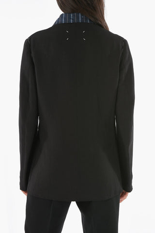 MM10 Linen and Viscose UNISEX Double Breasted Blazer