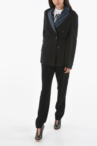 MM10 Linen and Viscose UNISEX Double Breasted Blazer
