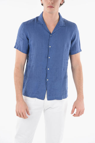 Camicia BAKER in Lino a Manica Corta