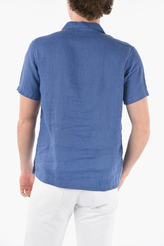 Camicia BAKER in Lino a Manica Corta