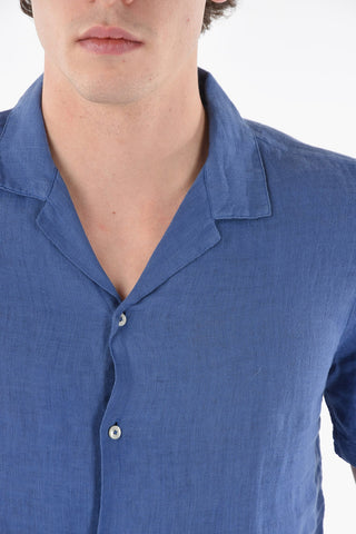 Camicia BAKER in Lino a Manica Corta