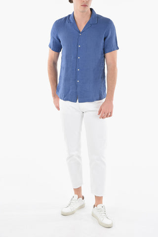 Camicia BAKER in Lino a Manica Corta