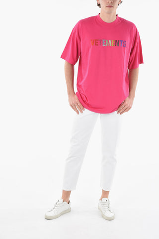 LIMITED EDITION Crystal Logo UNISEX Crew Neck Cotton T-Shirt
