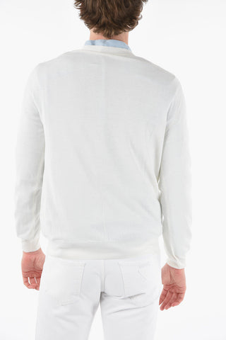 Cardigan in Cotone a Tinta unita