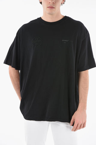 Cotton TONAL EMBRO Oversized T-Shirt