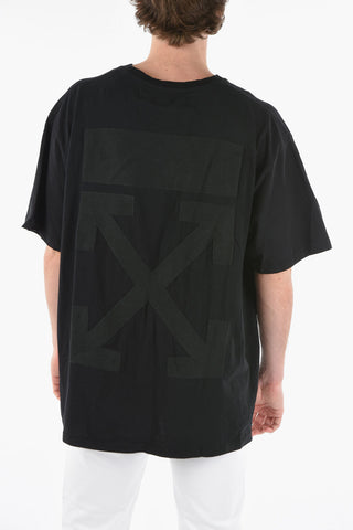 Cotton TONAL EMBRO Oversized T-Shirt