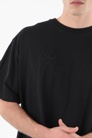 Cotton TONAL EMBRO Oversized T-Shirt