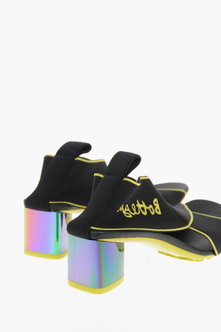 Jacquard-logoed FLEX Sandals with Elastic Criss-crossed Straps