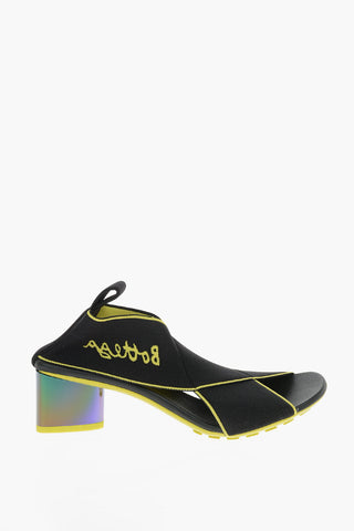 Jacquard-logoed FLEX Sandals with Elastic Criss-crossed Straps