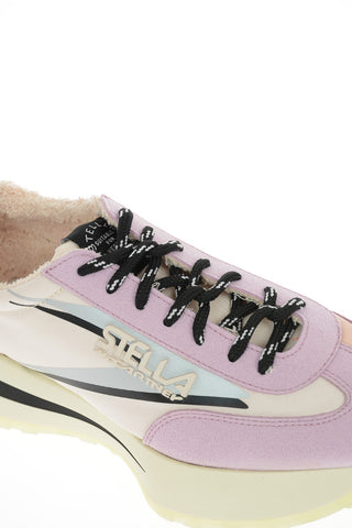 RECLYPSE Faux-leather and Nylon Lace-up Sneakers with Debossed Logo